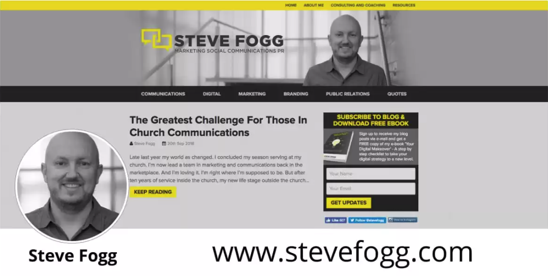 Steve Fogg Blog