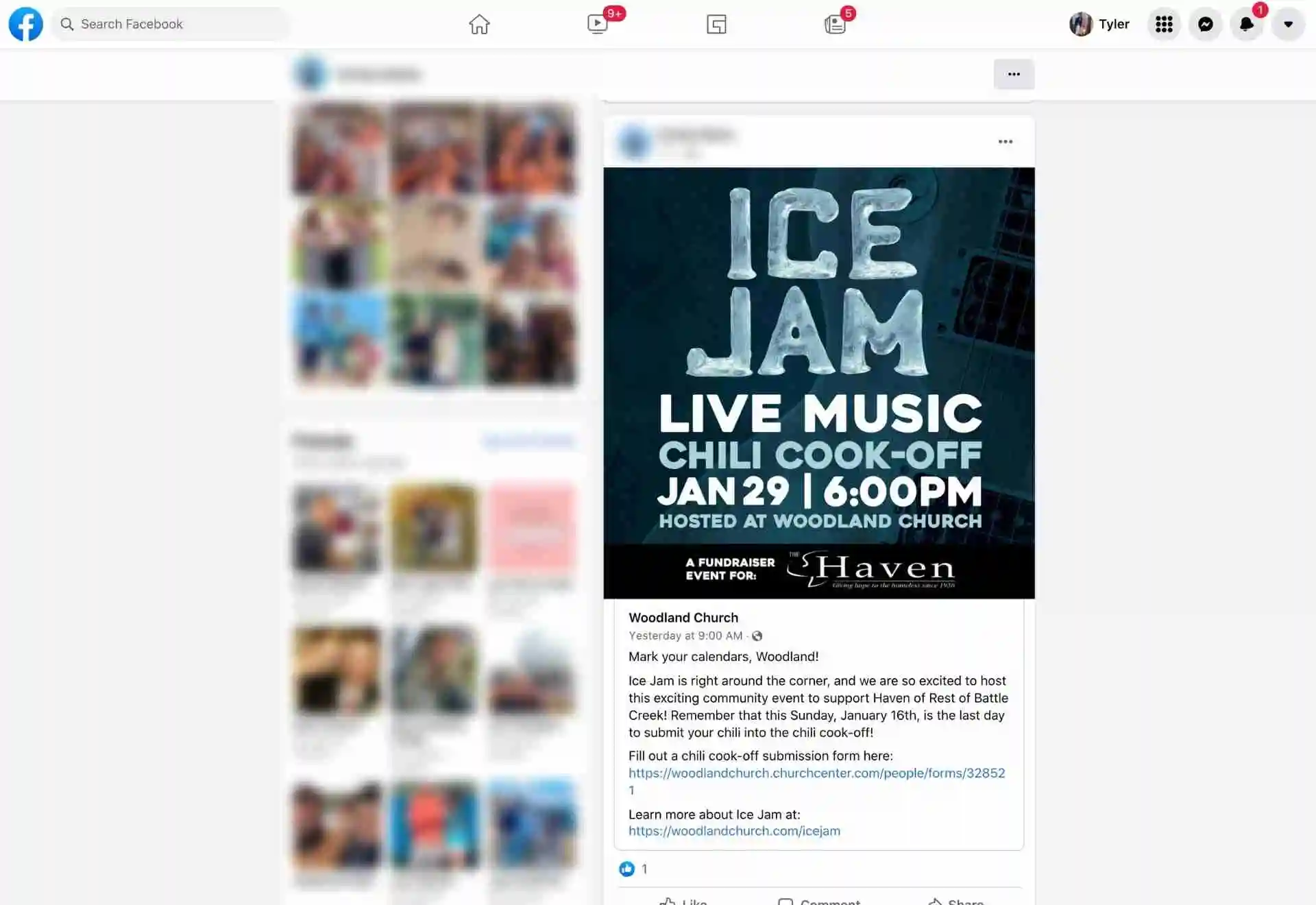 A Website Engages Community
